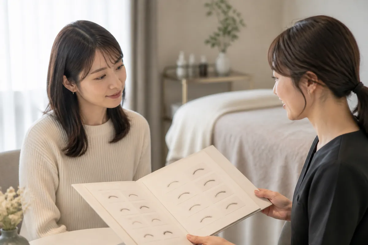 MRIや検査前にまつげエクステは外す？事前確認とオフ予約のポイント